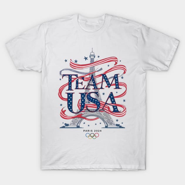 Team USA T-Shirt by youngmandesign